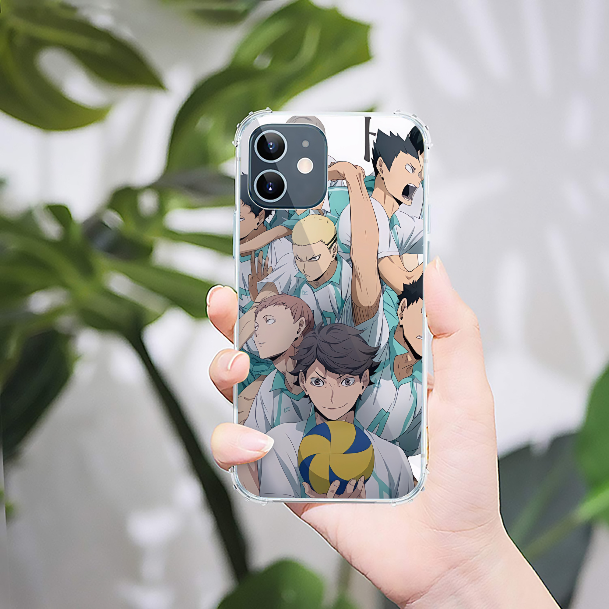 （画像用） ハイキュー!! Haikyu!! 【iPhone 12シリーズ対応】透明スマホケース（クリアソフトケース）